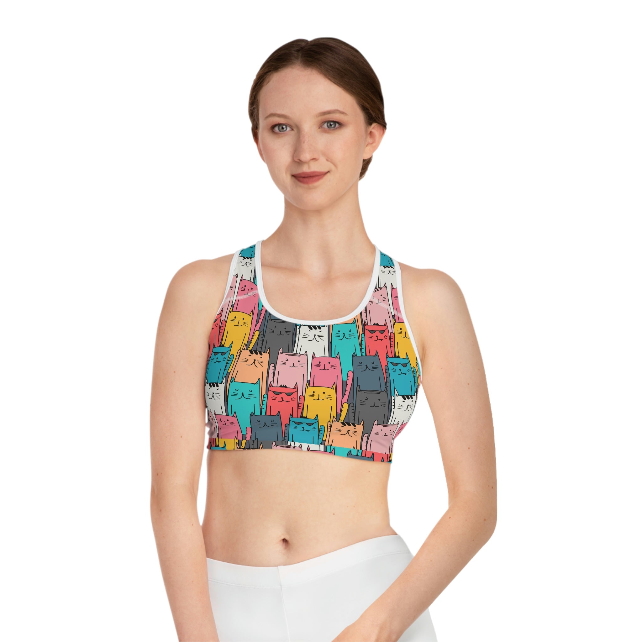 Kitties Galore Sports Bra